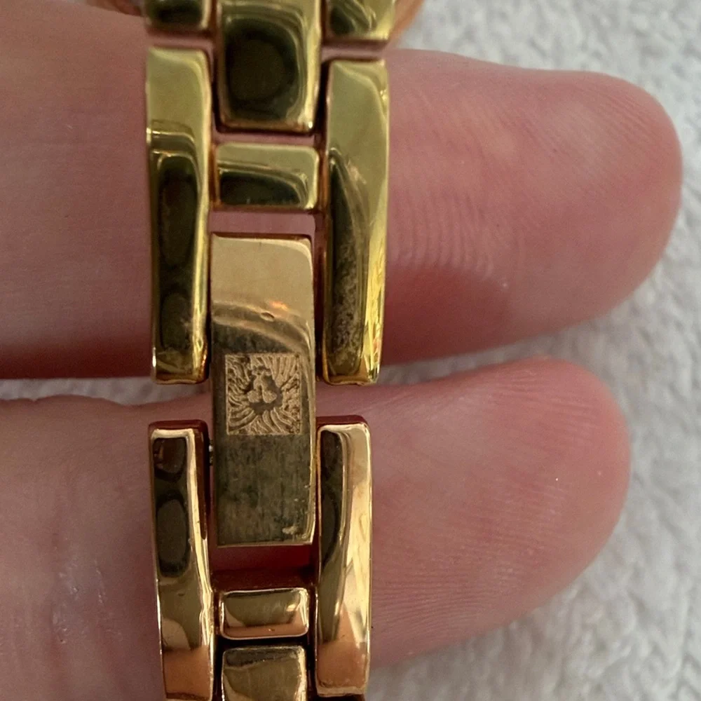 Anne Klein Gold Crystal-Embellished Women's Watch